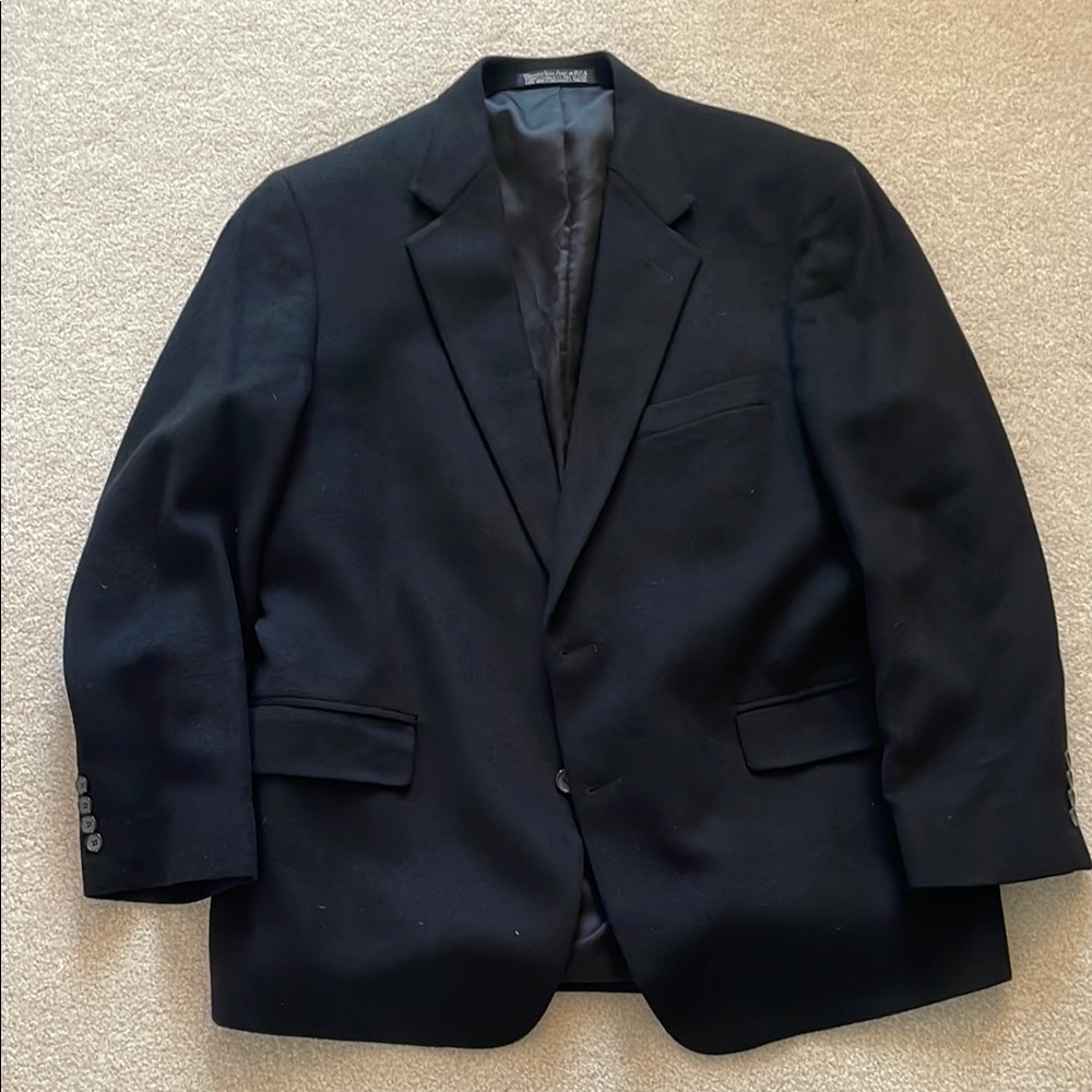 Black Camel Hair Sportcoat
